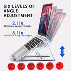 Dutrieux Adjustable Aluminum Laptop Stand - ATSProducts