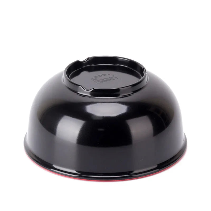 Black Red Melamine Bowls - ATSProducts