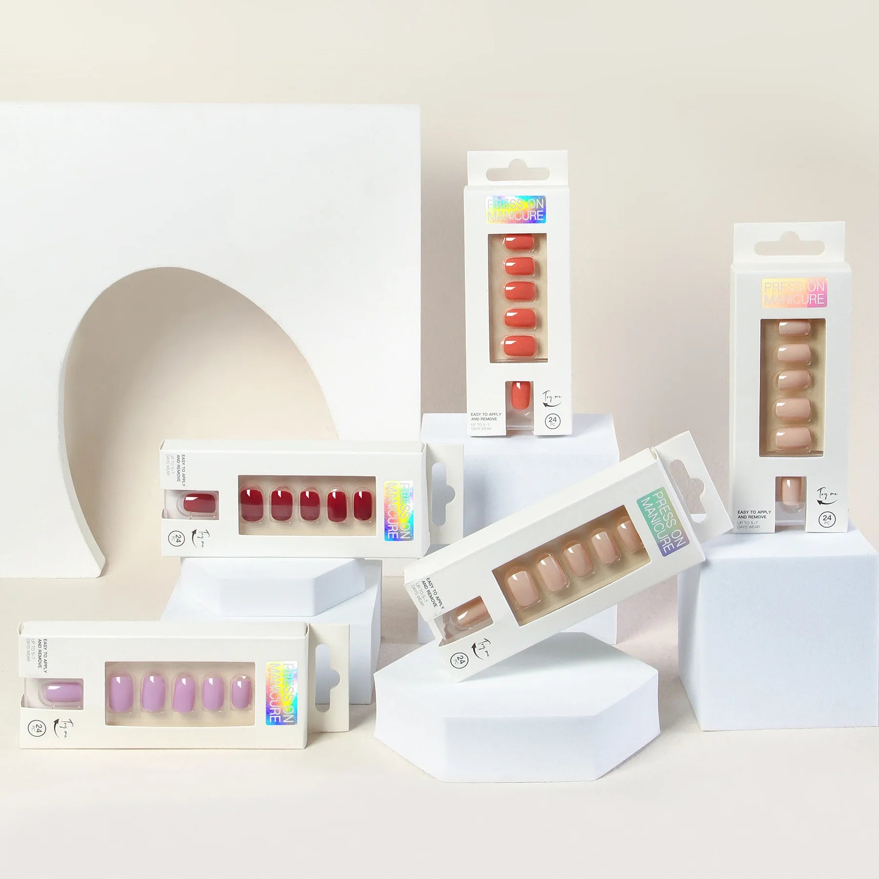 VitaGWX 24 Pcs Full Press on Nails   Set