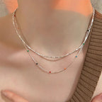 Danfei 925 Sterling Silver Necklace