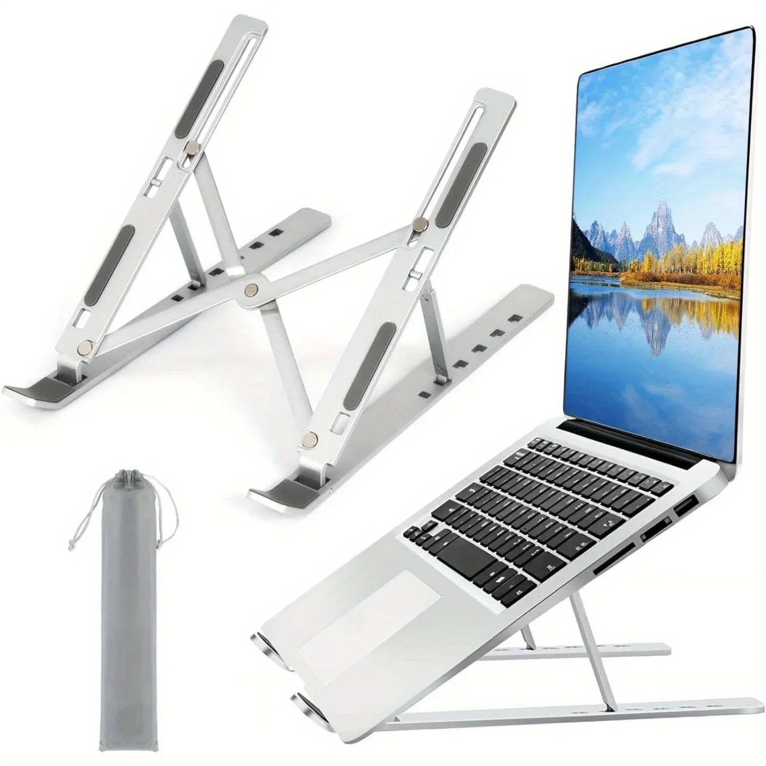 Dutrieux Adjustable Aluminum Laptop Stand - ATSProducts