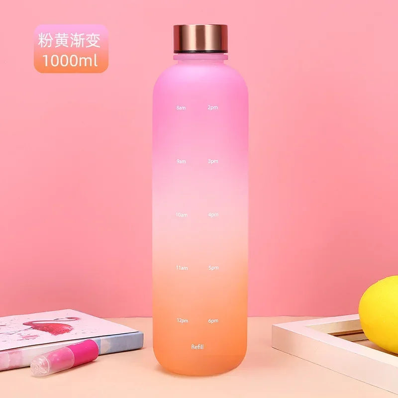 1L Water Bottle with Time Stamp