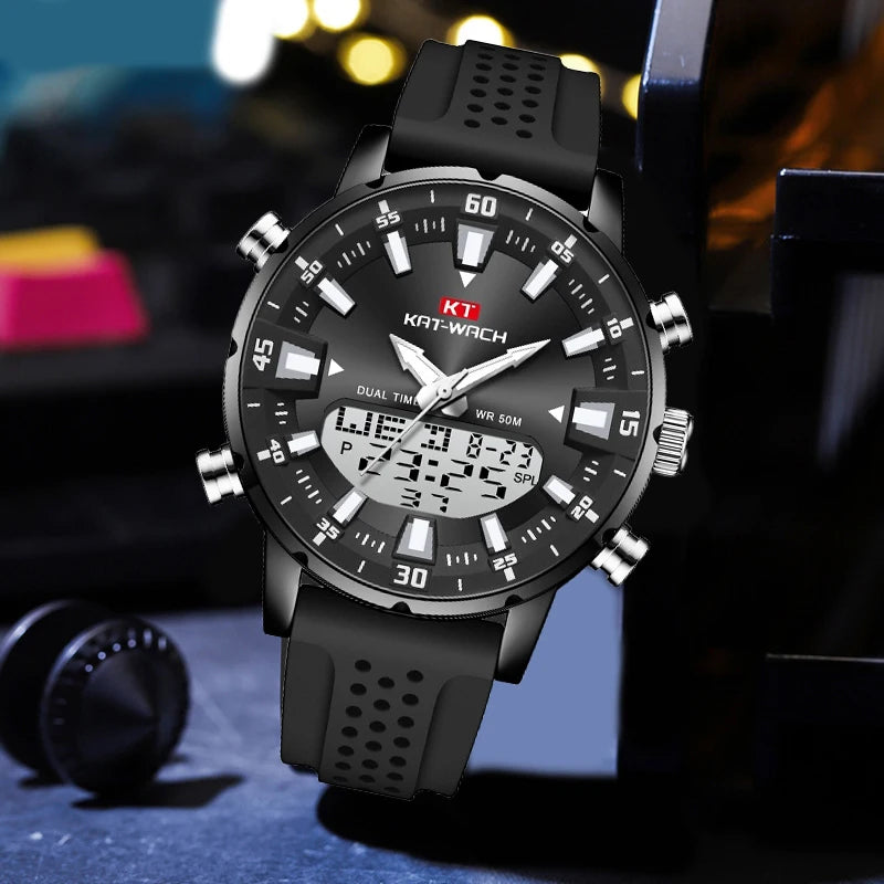 Multifunctional Dual-Display Sports Watch - ATSProducts