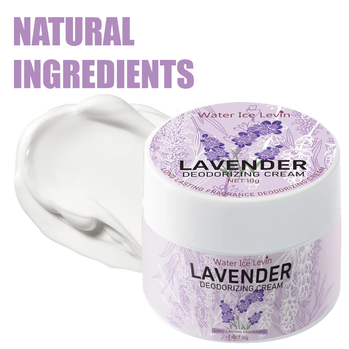Deodorant Cream with Flower Ingredients to Moisturize Skin and Keep Dry with Natural Floral Fragrance and Lasting Fragrance Suitable for Various Parts - ATSProducts