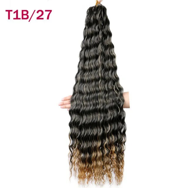 WIGSIN 30Inch Synthetic  Long Deep Wave Hair - ATSProducts