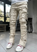 Men's Ripped Distressed Slim Fit Jeans - ATSProducts