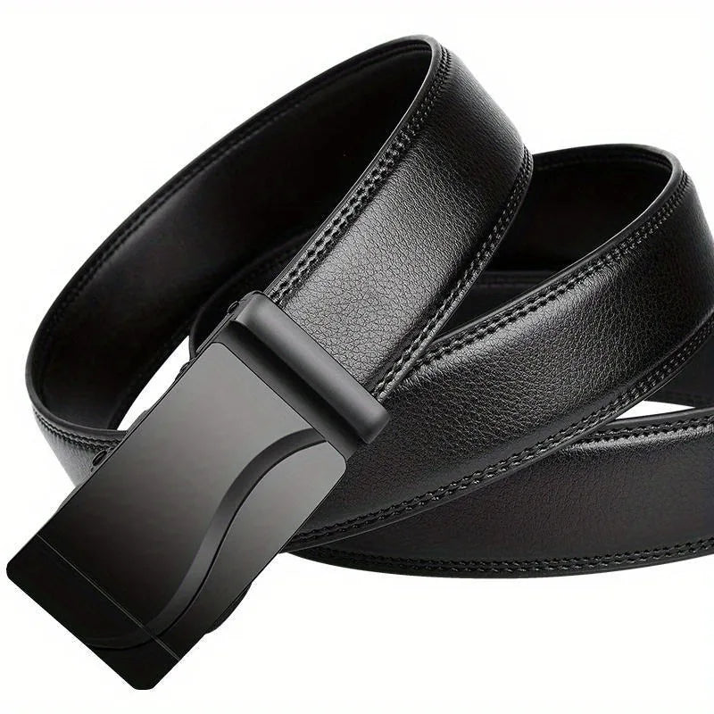 Automatic Buckle PU Leather Belt - ATSProducts