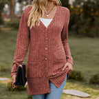 Mooclound Loose Long Pit Pocket Cardigans - ATSProducts