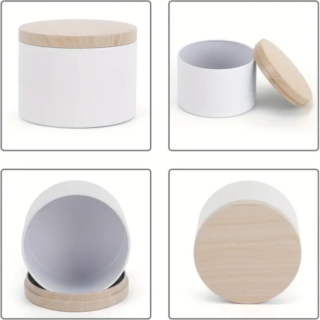 12pcs 4oz Candle Tins With Lids - ATSProducts