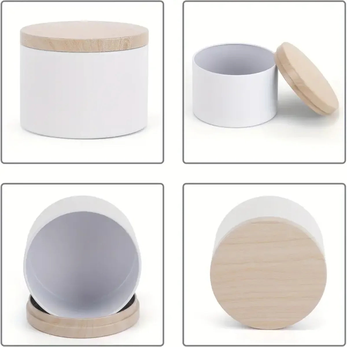 12pcs 4oz Candle Tins With Lids - ATSProducts