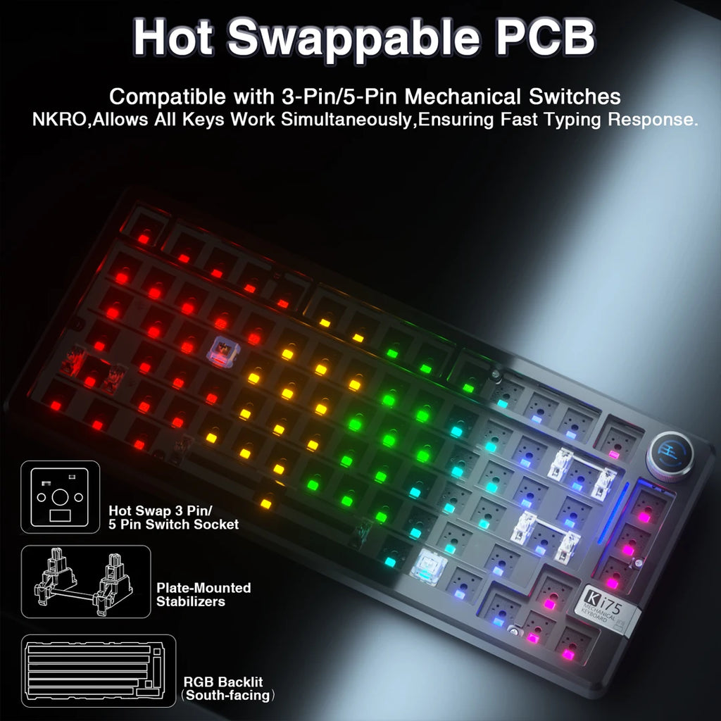 Ki75 Custom Mechanical Keyboard Kits