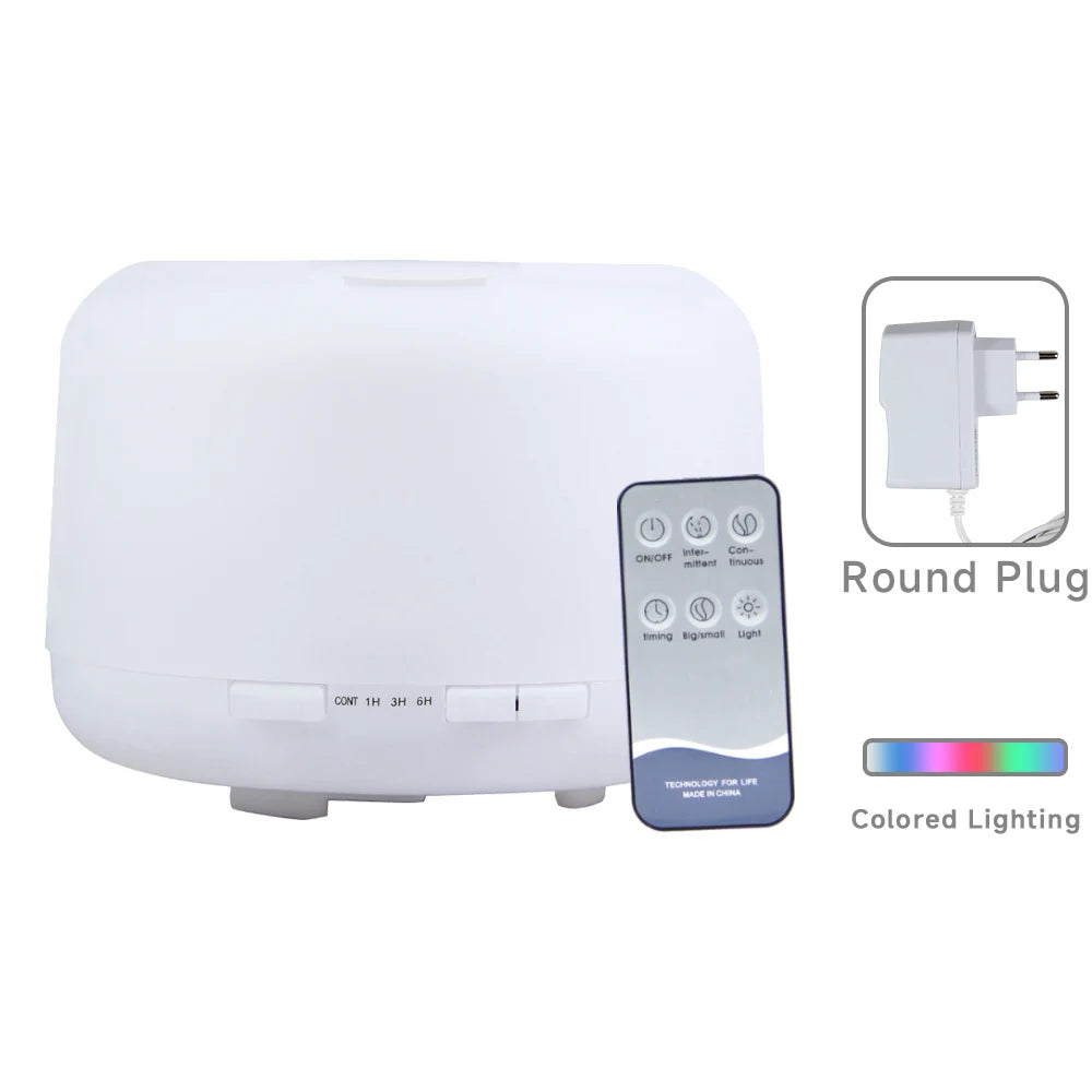 Air Humidifier Essential Oil Diffuser 500ML Ultrasonic Cool Mist Maker USB - ATSProducts