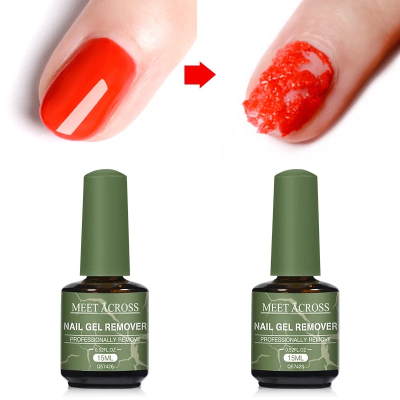 Meet Across 1/4bottle Nail Gel Remover