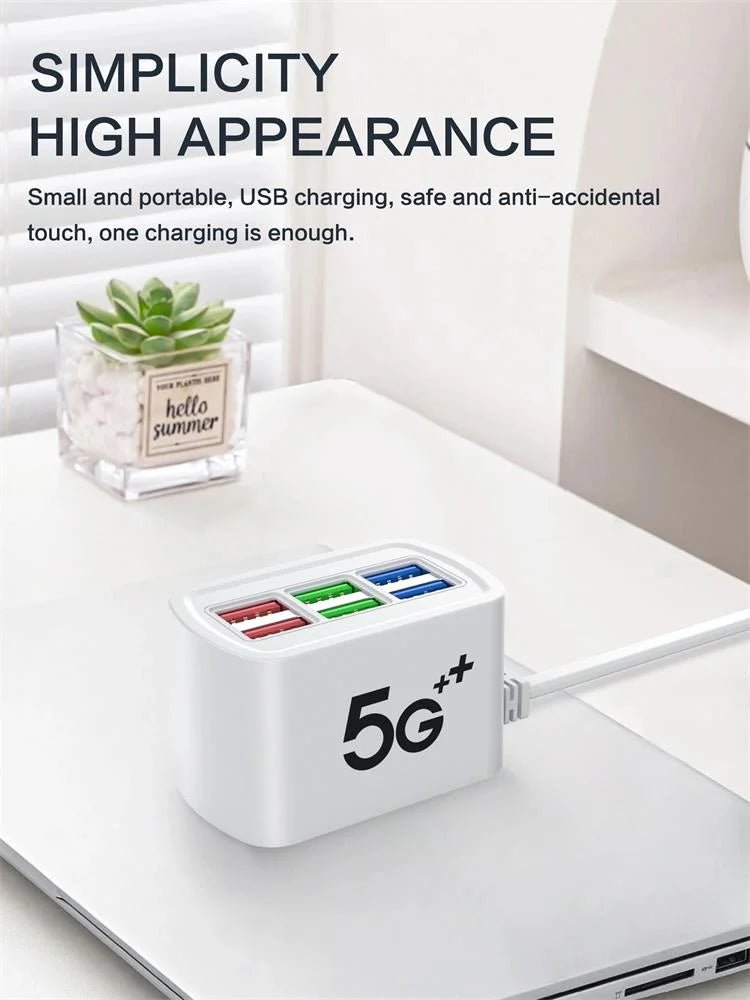 6 USB Charger Power Strip Universal Fast Charging - ATSProducts