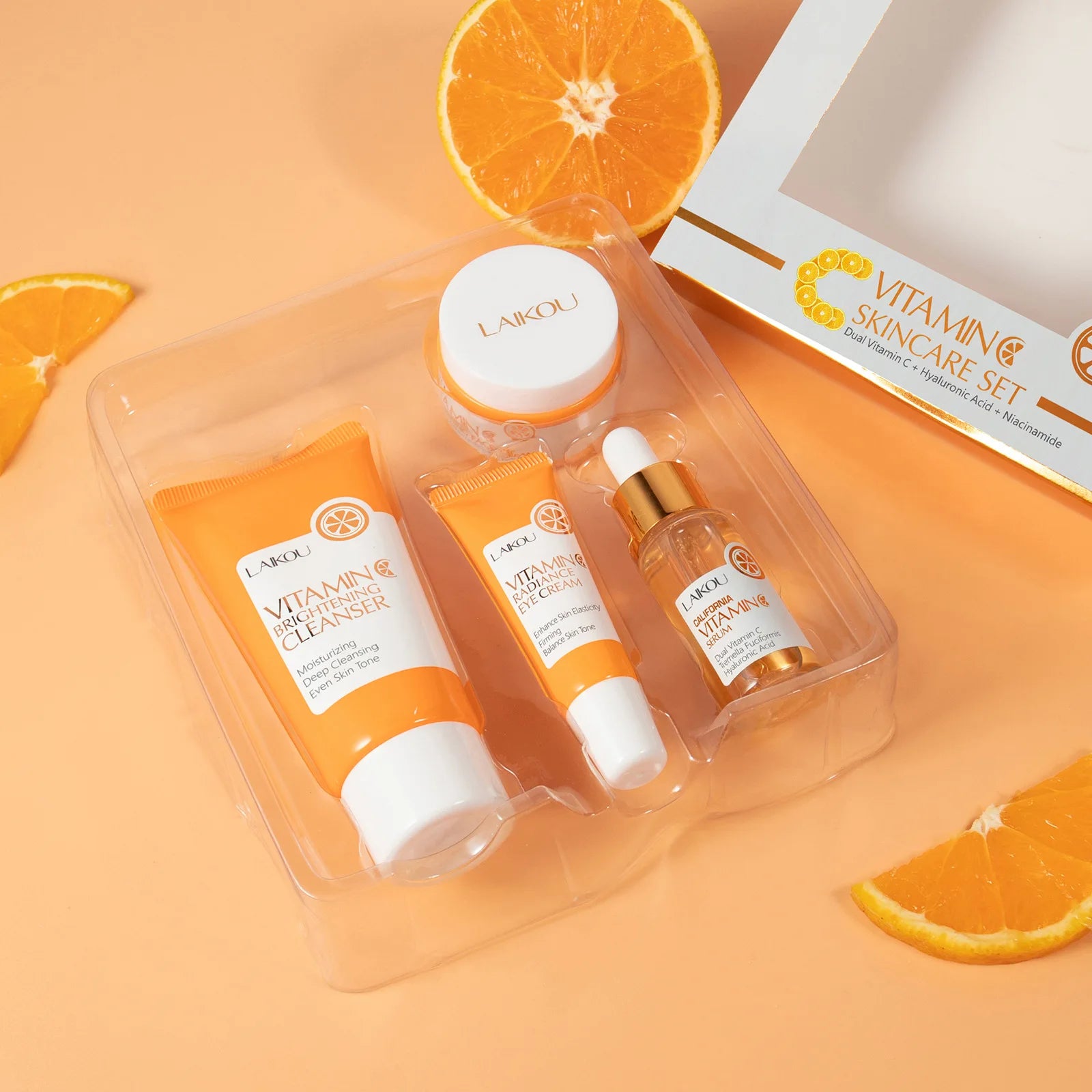 Laikou Anti Aging Vitamin C Brightening Skin Care Kit - ATSProducts