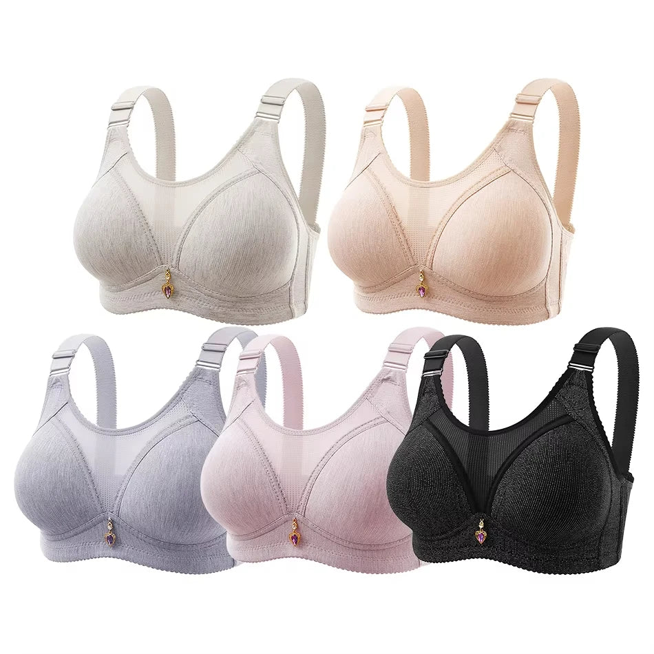 Non-slip Push-up Sports Bra with Wide Shoulder Straps - ATSProducts