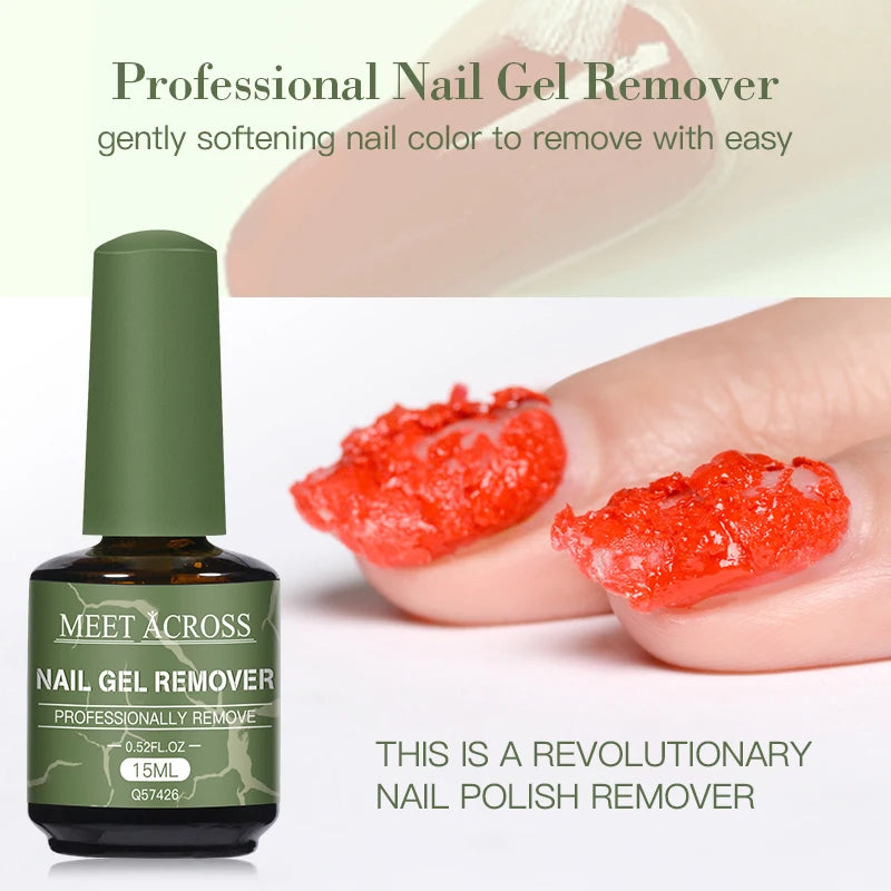 Meet Across 1/4bottle Nail Gel Remover