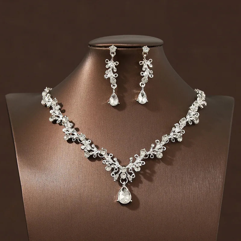 Bridal Wedding Jewelry 4-piece Set - ATSProducts