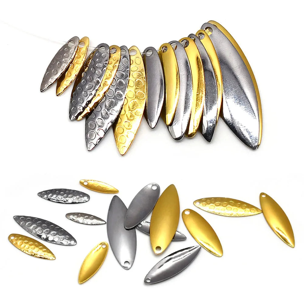 MNFT 20Pcs Noise Sequin Willow Leaf Metal Sequin Bait - ATSProducts
