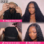 ISEE Hair Lace Glueless Human Hair Ready To Go Wig - ATSProducts