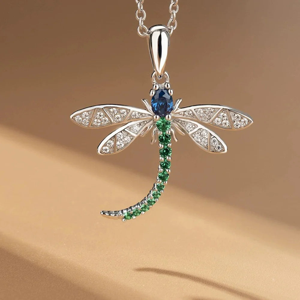 Sterling Silver Dragonfly Pendant - ATSProducts
