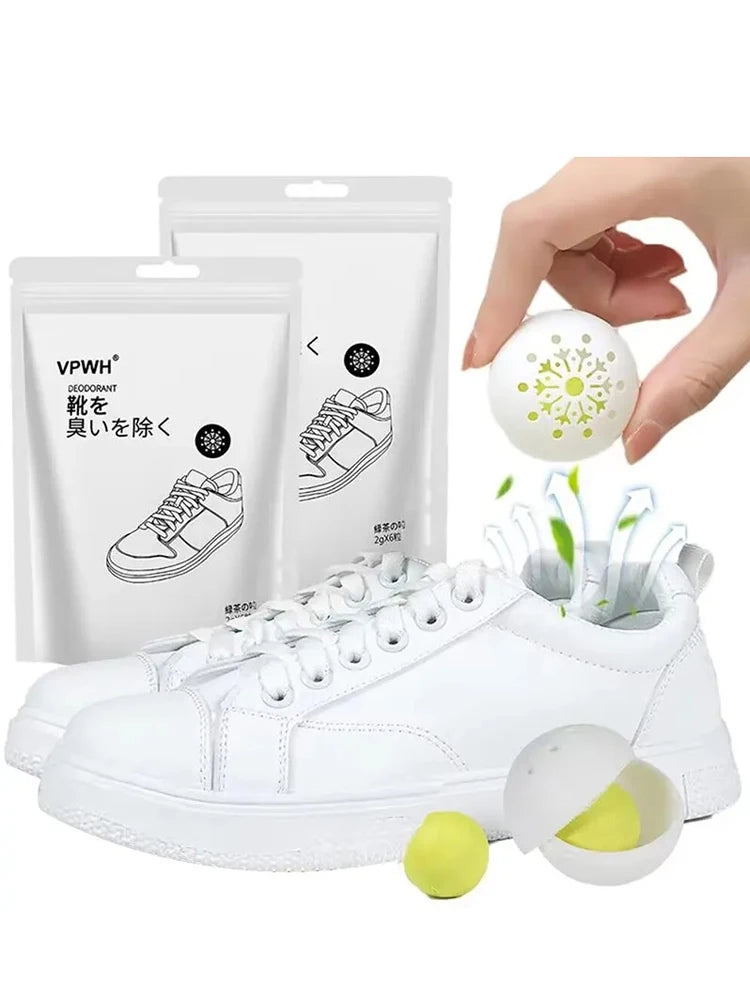 Deodorant Balls For Shoes Multifunction Jasmine Scent Fresheners Footwear Shoe Closet Toilet Deodorization Long-lasting Aromatic - ATSProducts