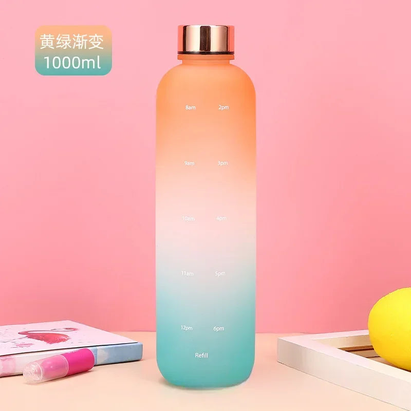 1L Water Bottle with Time Stamp