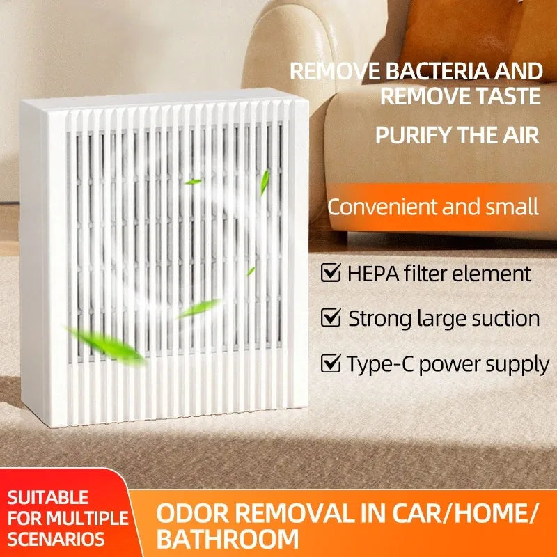 Desktop Air Purifier With HEPA Filter