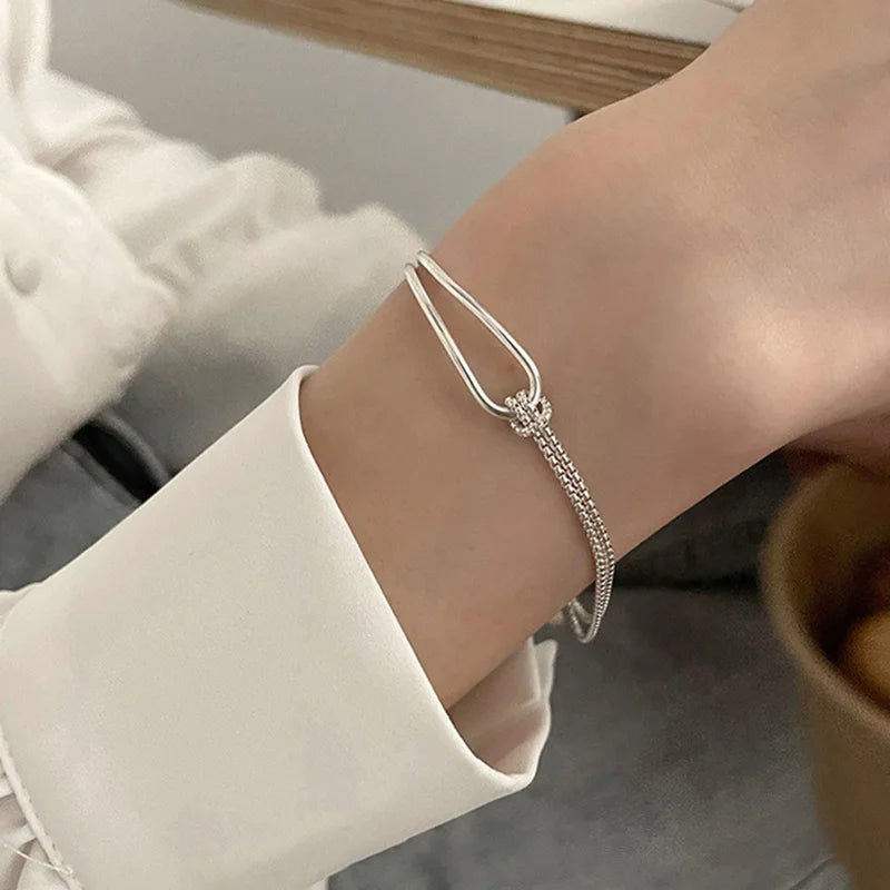 S925 Silver Minimalist Geometric Bracelet - ATSProducts