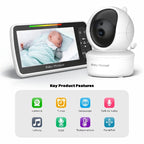 Babystar 5inch Video Baby Monitor with Remote