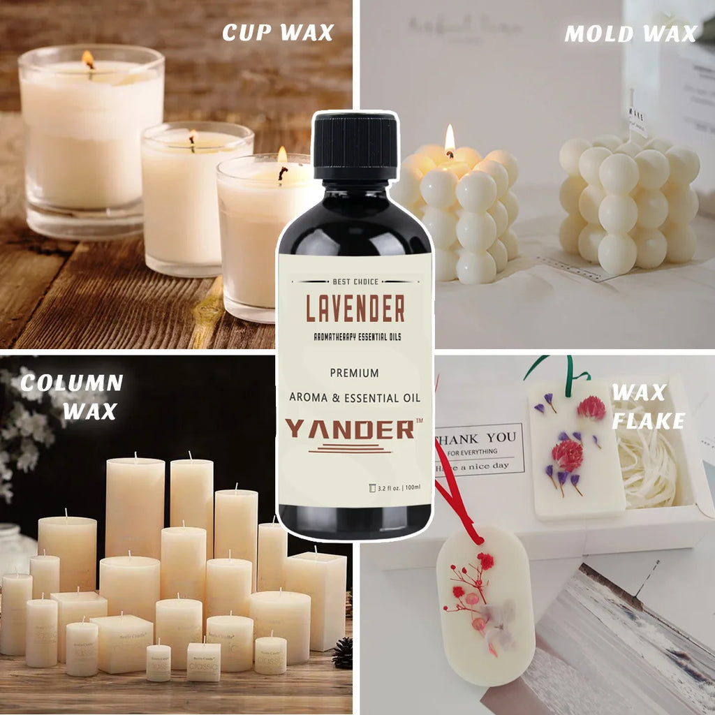 YANDER Natural 100ml Lavender Essential Oil For Candle Making - ATSProducts