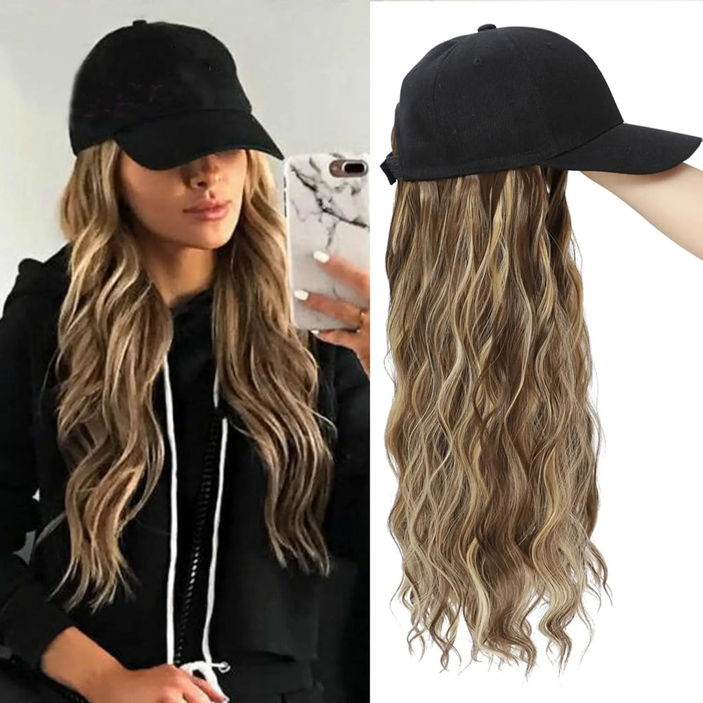Baseball Cap Wavy Wig - ATSProducts