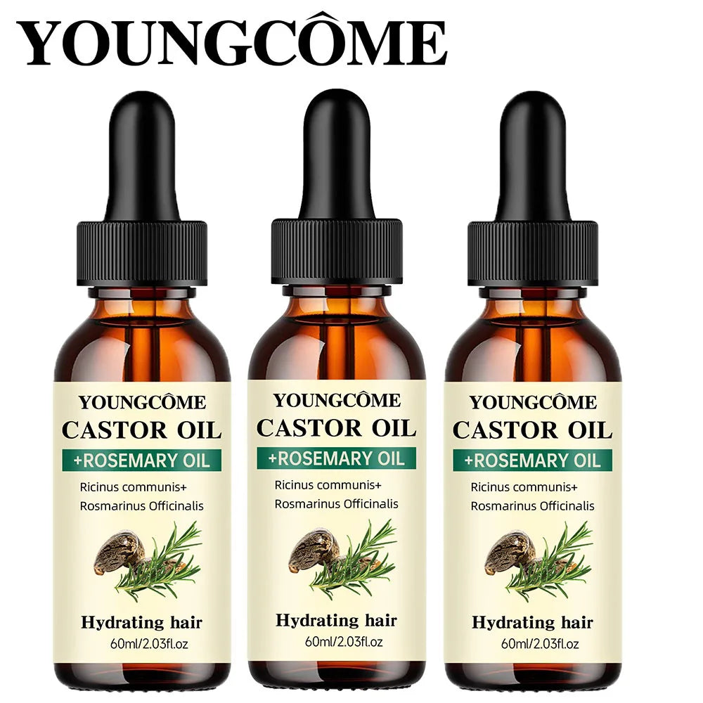 YoungCôme Castor And Rosemary Oil for Hair Growth