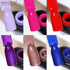 NAILCO 283Colors Gel Nail Polish Top Base Varnish - ATSProducts