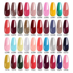 NAILCO 283Colors Gel Nail Polish Top Base Varnish - ATSProducts