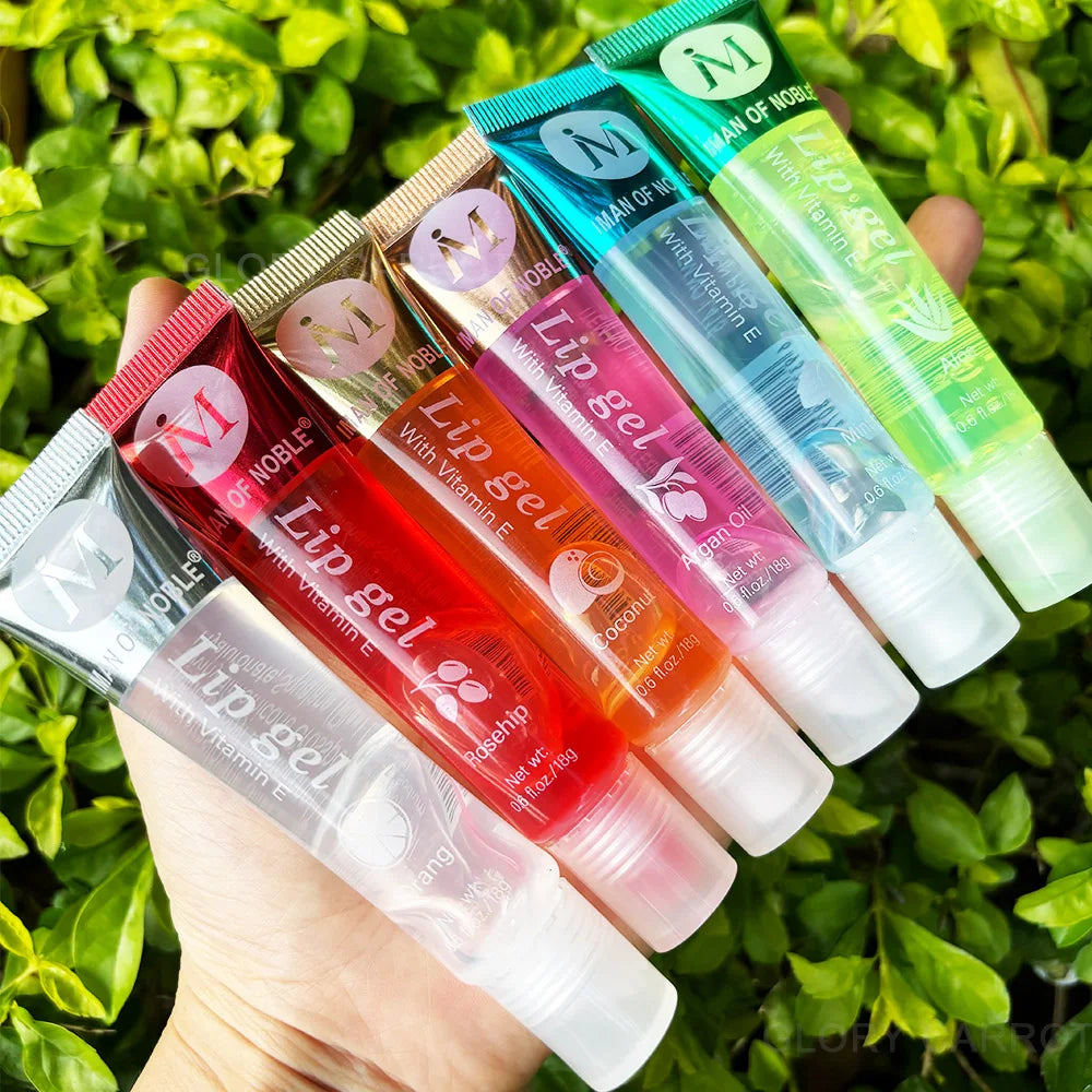 6 Pcs Fruity Flavor Hydrating Moisturizing Lip Gloss Set - ATSProducts