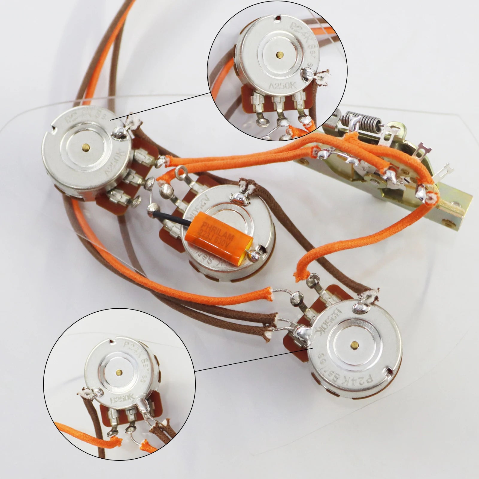 Phrilam Guitar Wiring Kit - ATSProducts