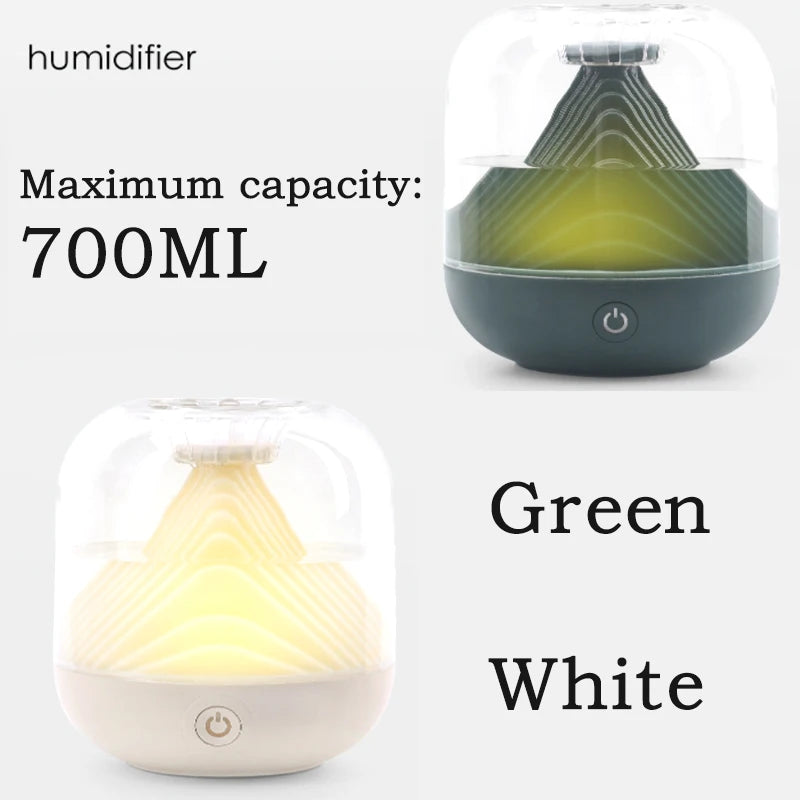 Air Humidifier USB Rechargeable Aroma Diffuser Ultrasonic Mist Maker - ATSProducts