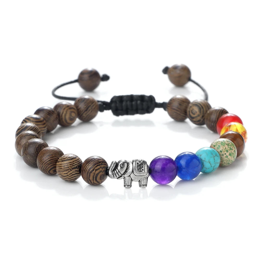 Handmade Natural Stone 7 Chakra Beaded Bracelets - ATSProducts