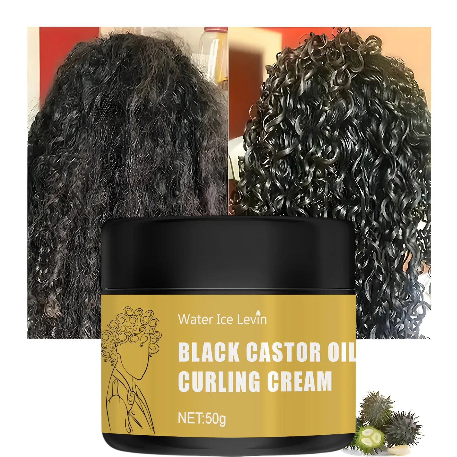 Black Castor Oil Moisturizing Curling Cream - ATSProducts
