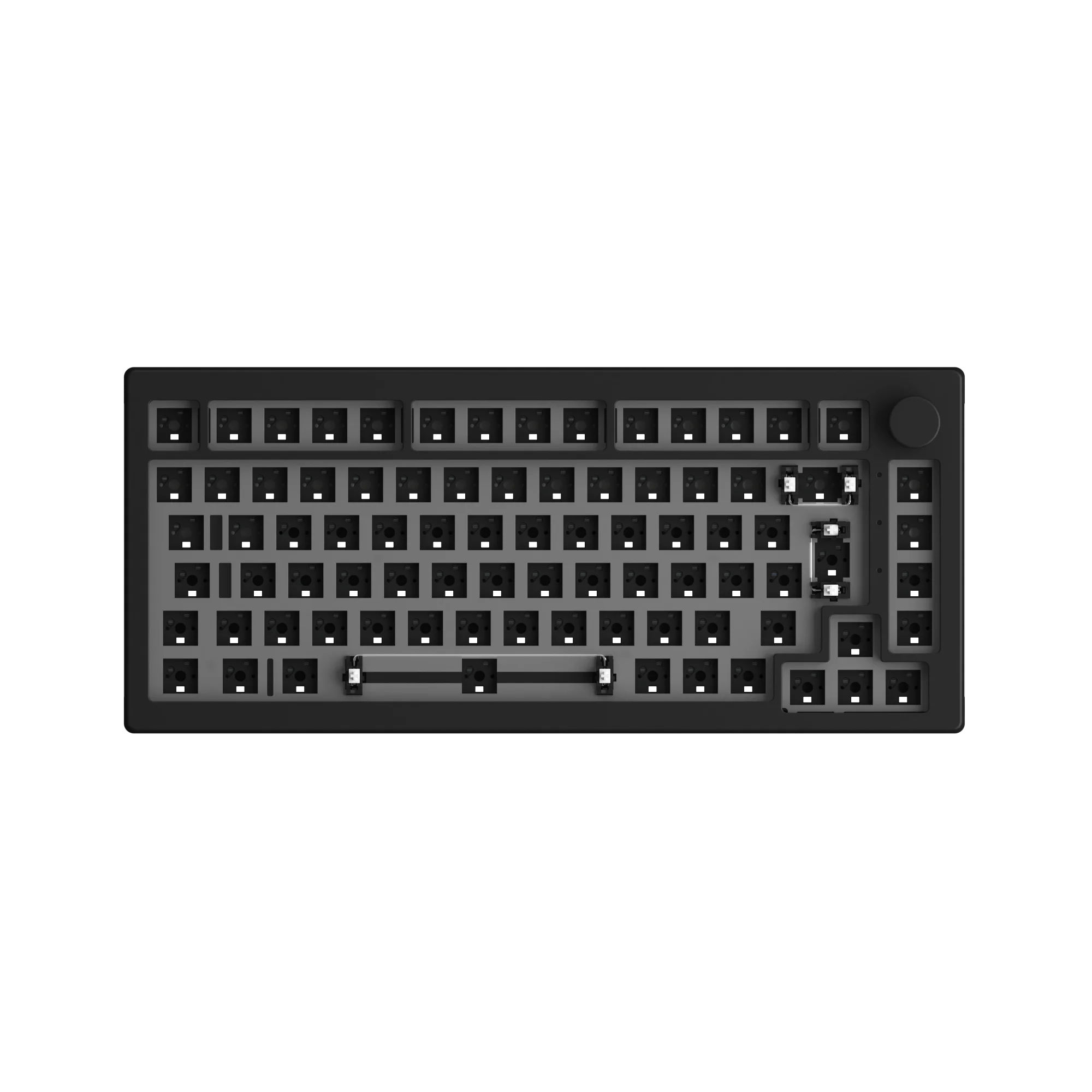 Akko 5.0 Wireless Custom Mechanical Gaming Keyboard Kit with Knob Gasket