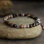 Steampunk Beads Macrame Bracelet - ATSProducts