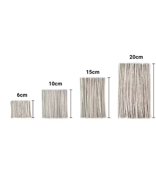 100pcs 6-20cm Waxed Cotton Candle Wicks - ATSProducts