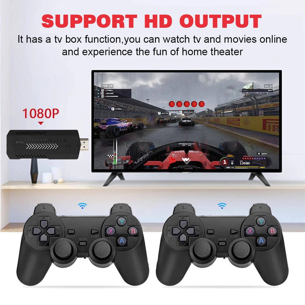 Boyhom 256G 58,000 Games GD10 Plus Game Stick 4K HD Video Game Console - ATSProducts