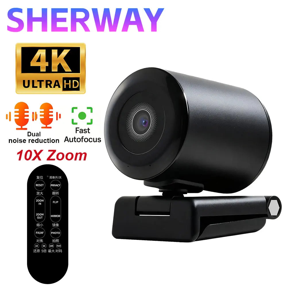 4K Webcam Pro With Remote - ATSProducts
