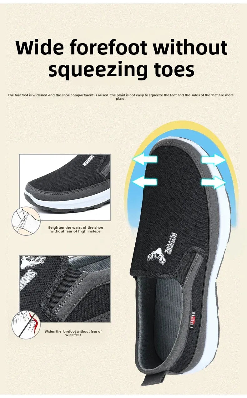 Men's Cloth Slip-On Anti-Slip Loafers - ATSProducts