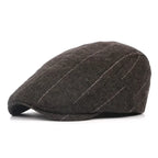 Vintage British Herringbone Tweed Beret - ATSProducts