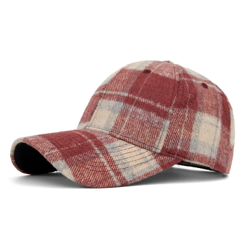 Plaid Baseball Cap - ATSProducts