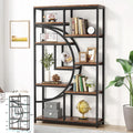 Little Tree Industrial 5-Tier Etagere Bookcase, 70.8 inch - ATSProducts