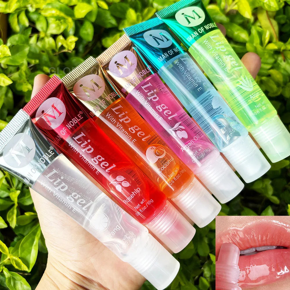 6 Pcs Fruity Flavor Hydrating Moisturizing Lip Gloss Set - ATSProducts